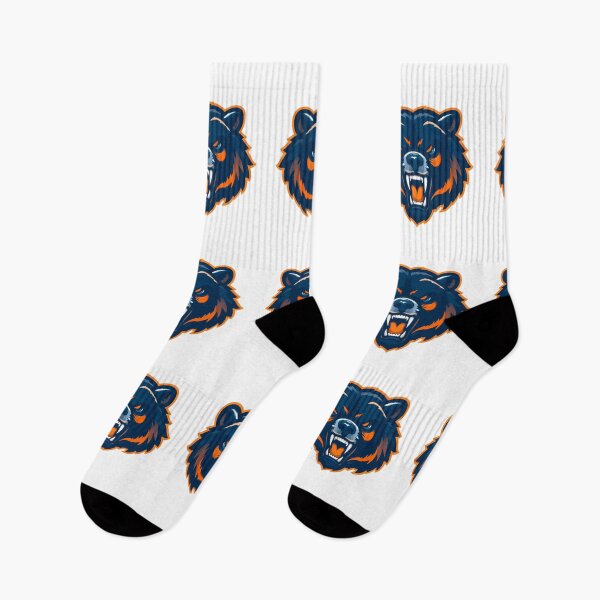 Item preview, Orange Blue Illustrations Iconic Sports Bears Mascots Design designed and sold by ART ATTACK ZONE.