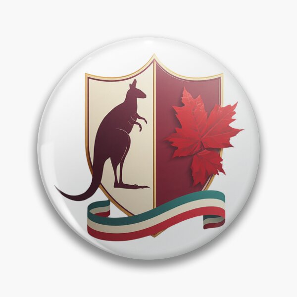 Item preview, Global Italian Heritage Crest - Australia & Canada United designed and sold by PI-Global.