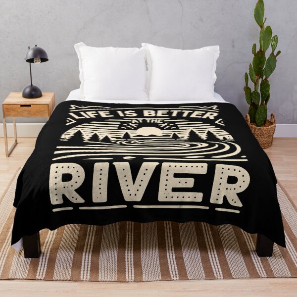 Item preview, Retro Life Is Better At The River Summer Camping Float Trip designed and sold by elihletoriong.