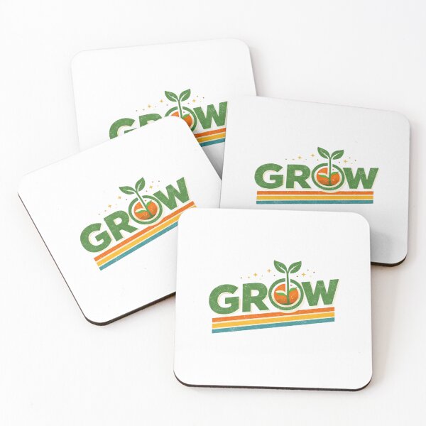 Item preview, GROW T-Shirt – Simple Motivational Typography for Growth Mindset designed and sold by gurugotro.