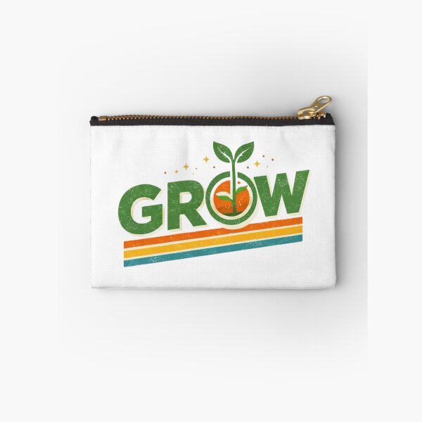Item preview, GROW T-Shirt – Simple Motivational Typography for Growth Mindset designed and sold by gurugotro.