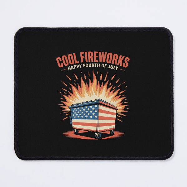 Item preview, Cool Fireworks Happy Fourth Of July Funny Dumpster Fire designed and sold by JessicaWalshdf.