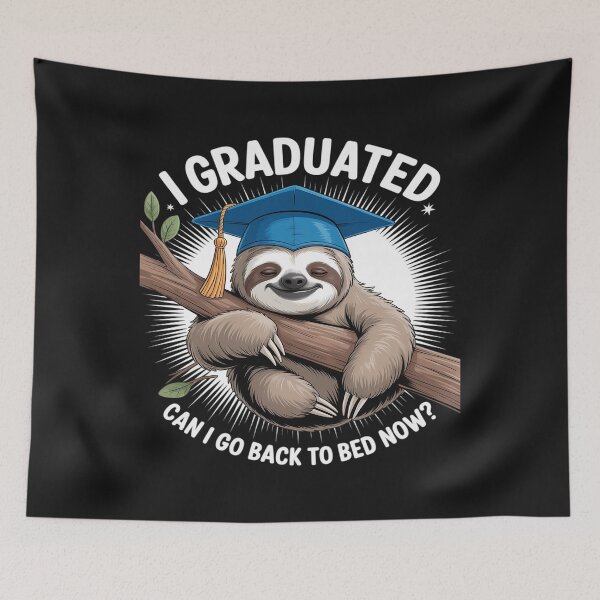 Item preview, Cool Graduation I Graduated Can I Go Back To Bed Now designed and sold by JessicaWalshdf.