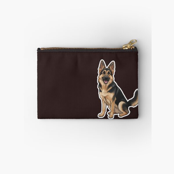 Artikelvorschau, Illustration eines Deutschen Schäferhundes – Berger Allemand Loyal | Kunst für Hundeliebhaber entworfen und verkauft von FrancophileFun.