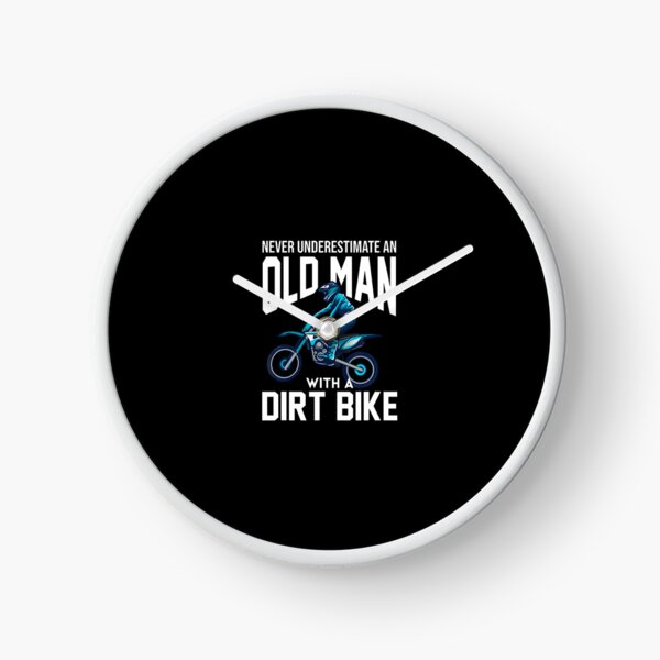 Item preview, Never Underestimate An Old Man With A Dirt Bike Racing designed and sold by PaulaStokes2.