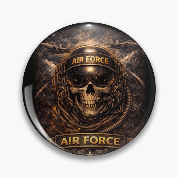 Item preview, SVT Air Force Skull | Military Aviation & First Responder Support Tribute Art designed and sold by SEVERTREND APPAREL .