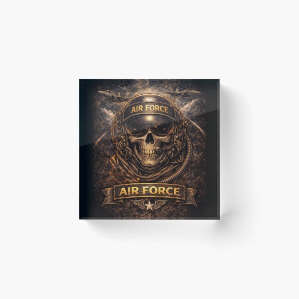 Item preview, SVT Air Force Skull | Military Aviation & First Responder Support Tribute Art designed and sold by SEVERTREND APPAREL .