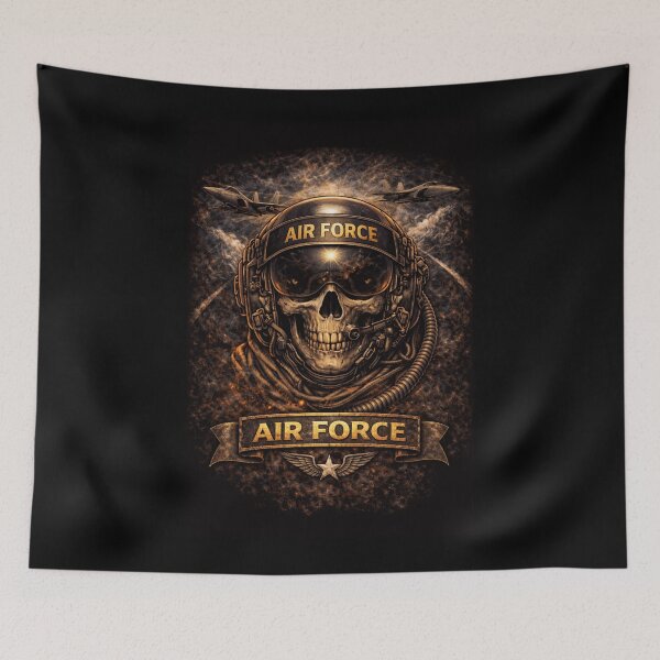 Item preview, SVT Air Force Skull | Military Aviation & First Responder Support Tribute Art designed and sold by SEVERTREND APPAREL .