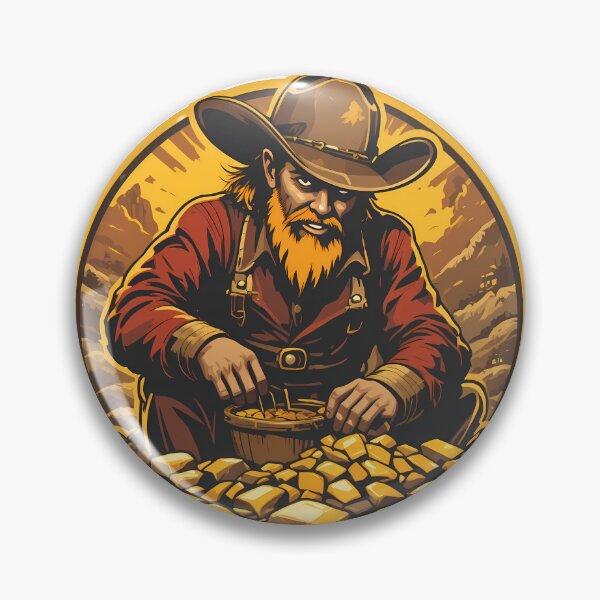 Item preview, Gold Miner Iconic Sports Helmets Mascots Design Money designed and sold by ART ATTACK ZONE.