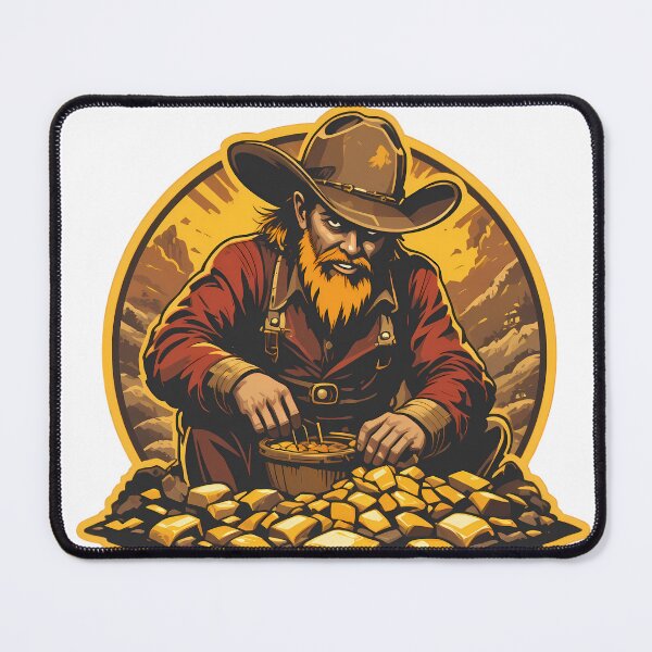 Item preview, Gold Miner Iconic Sports Helmets Mascots Design Money designed and sold by ART ATTACK ZONE.
