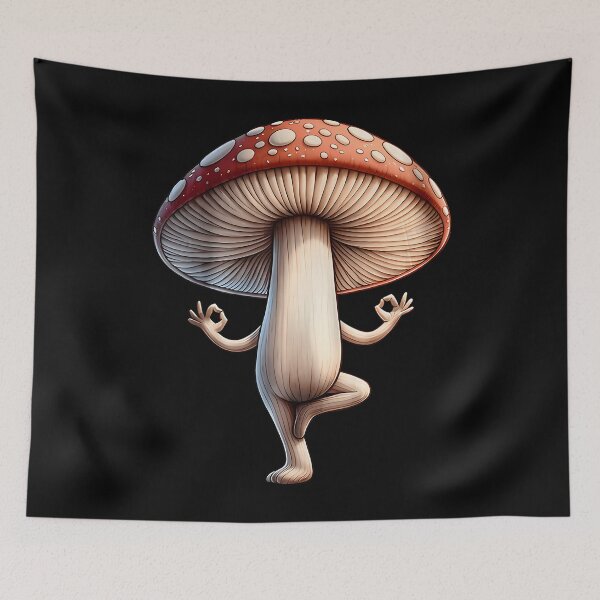 Item preview, Yoga Mushroom designed and sold by pfanodlnazb.