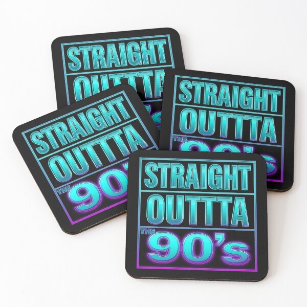 Item preview, Neon Straight Outta the 90's Retro Vintage designed and sold by WHITE FLAME PRINTS.