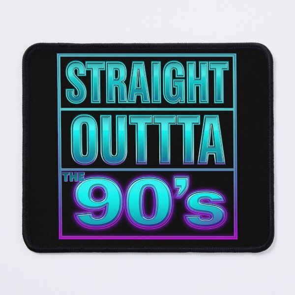 Item preview, Neon Straight Outta the 90's Retro Vintage designed and sold by WHITE FLAME PRINTS.