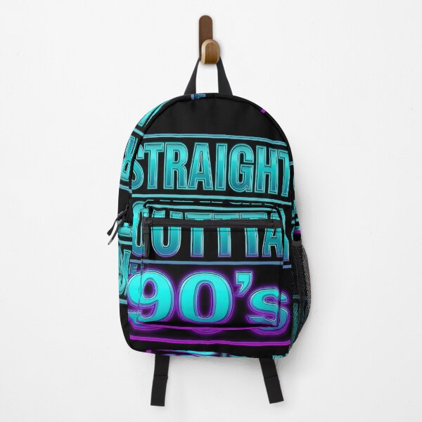 Item preview, Neon Straight Outta the 90's Retro Vintage designed and sold by WHITE FLAME PRINTS.