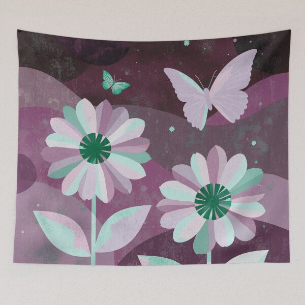 Item preview, Quiet Bloom with Butterflies designed and sold by joycrysstudio.