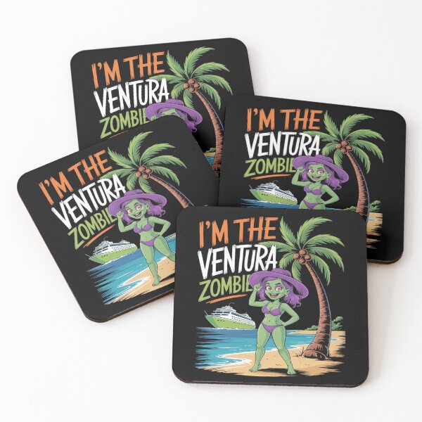 Item preview, I'm The Ventura Zombie Tropical Beach Cruise Halloween Day designed and sold by Slwankol.