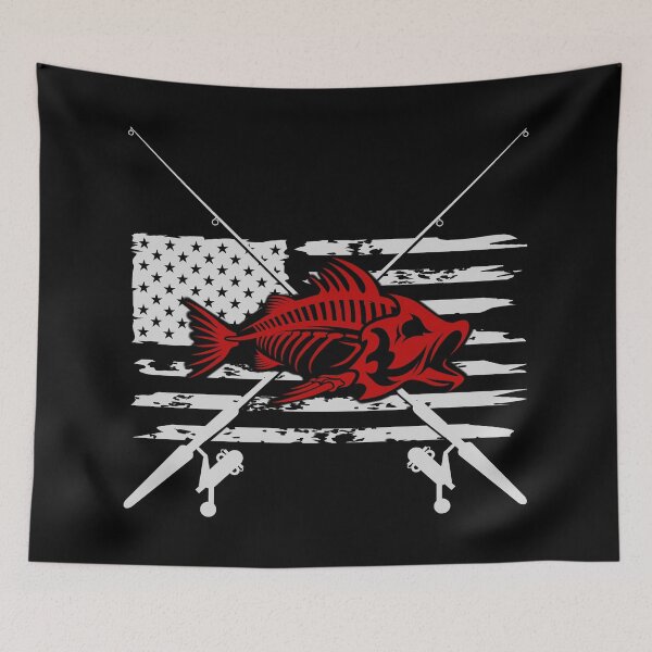 Item preview, AMARICAN FISHING designed and sold by Rusty Pine.