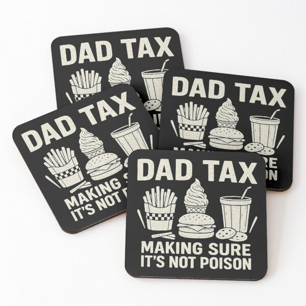 Item preview, Dad Tax Making Sure It’s Not Poison Funny Dad Food Joke designed and sold by flagylART.