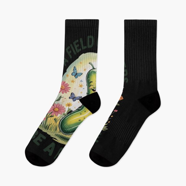 Item preview, In A Field Of Flowers Be A Pickle Funny Saying designed and sold by Slwankol.