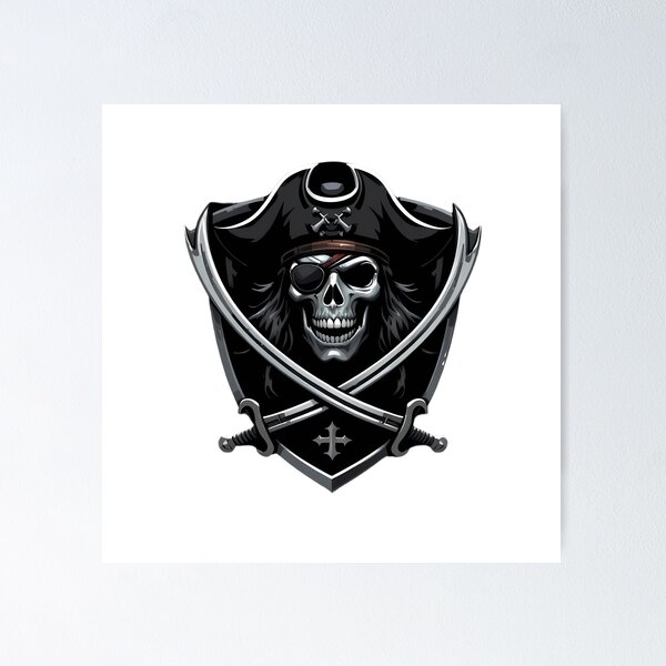 Item preview, Pirates Dynamic Illustrations Iconic Sports Helmets Mascots Design designed and sold by ART ATTACK ZONE.