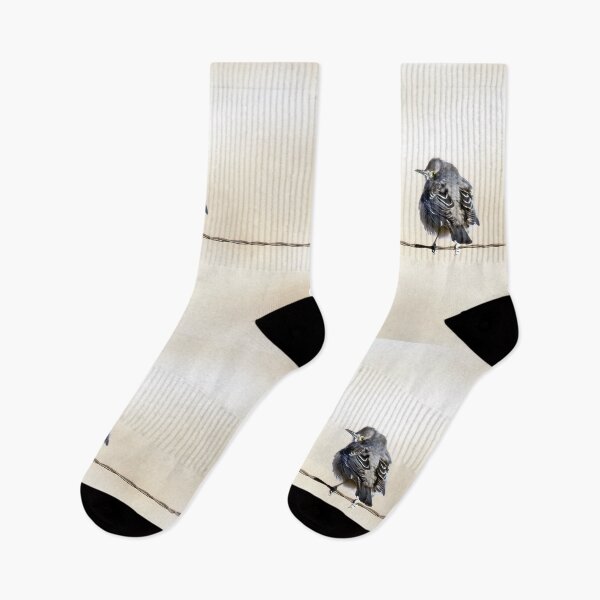 Item preview, Northern Mockingbird on a Wire designed and sold by CarolM.