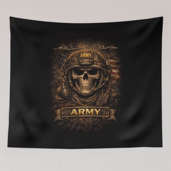 Item preview, SVT Army Skull | Military Ground Forces & First Responder Support Tribute Art designed and sold by SEVERTREND APPAREL .