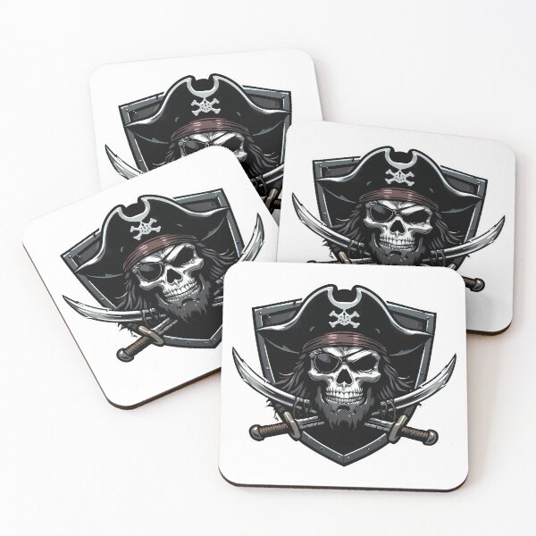 Item preview, Swords Pirates Illustrations Iconic Sports Helmets Mascots Design designed and sold by ART ATTACK ZONE.
