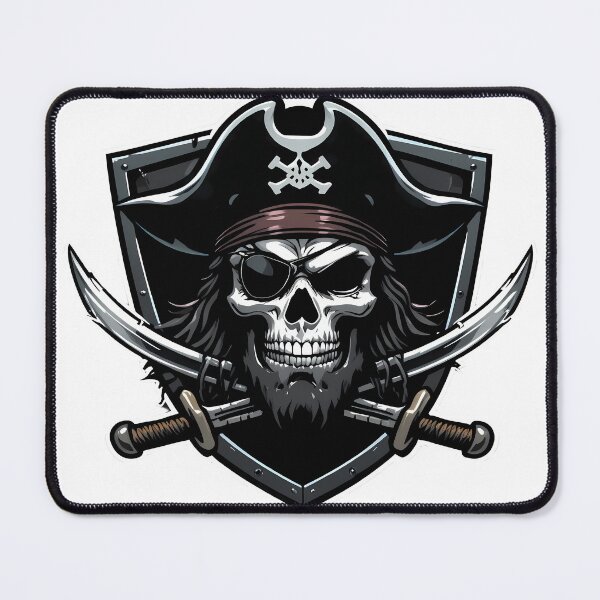 Item preview, Swords Pirates Illustrations Iconic Sports Helmets Mascots Design designed and sold by ART ATTACK ZONE.