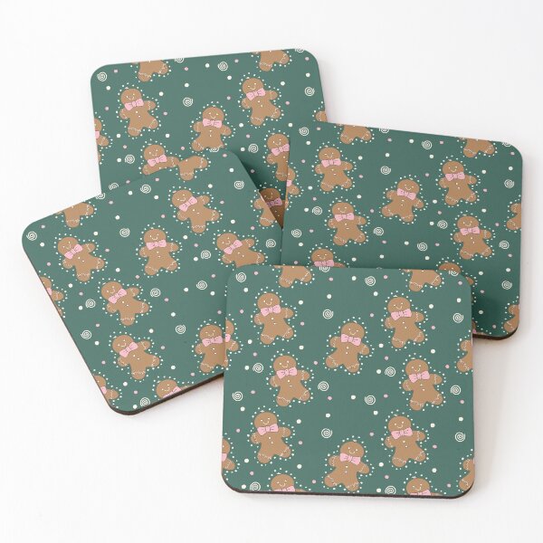 Item preview, Cute Gingerbread Cookies & Bows Seamless Pattern designed and sold by thank you.