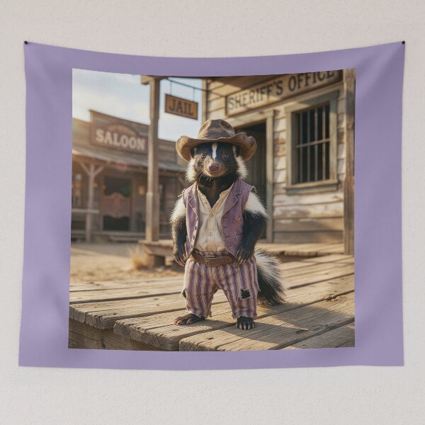 Item preview, Wild West Skunk designed and sold by Tridentulus.