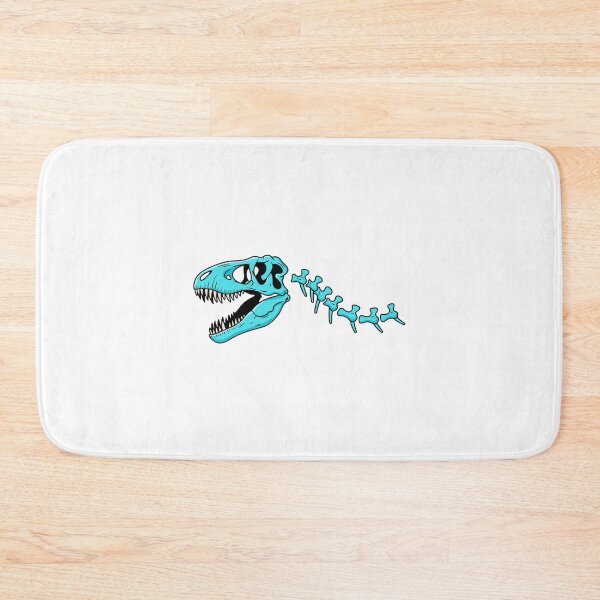 Item preview, Neon Dinosaur Skeleton Illustration designed and sold by Horrify.