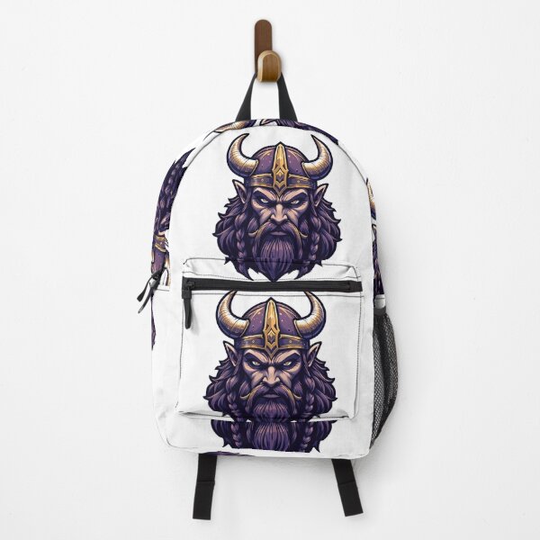 Item preview, Viking Gold Purple Iconic Sports Helmets Mascots Design designed and sold by ART ATTACK ZONE.