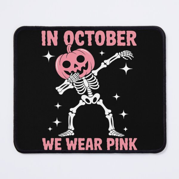 Item preview, in October We Wear Pink Breast Cancer Pumpkin Halloween designed and sold by Slwankol.