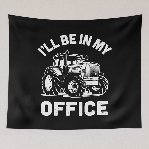 Item preview, I'Ll Be In My Office Farmer Farming Retro Tractor designed and sold by elihletoriong.