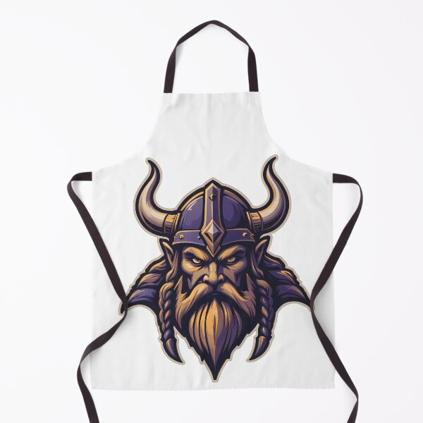 Item preview, Gold Viking Power Iconic Sports Helmets Mascots Design designed and sold by ART ATTACK ZONE.