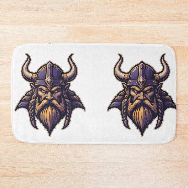 Item preview, Gold Viking Power Iconic Sports Helmets Mascots Design designed and sold by ART ATTACK ZONE.