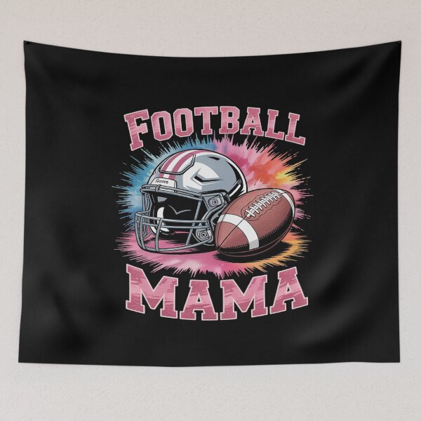 Item preview, in October We Wear Pink Football Mama Breast Cancer Warrior designed and sold by Slwankol.