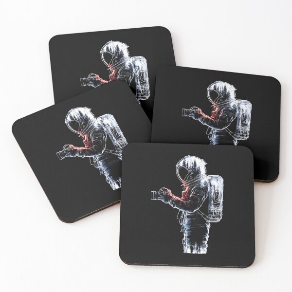 Item preview, Astronaut Holds Camera Motif Drawing Artwork Astronaut designed and sold by prabuniard.