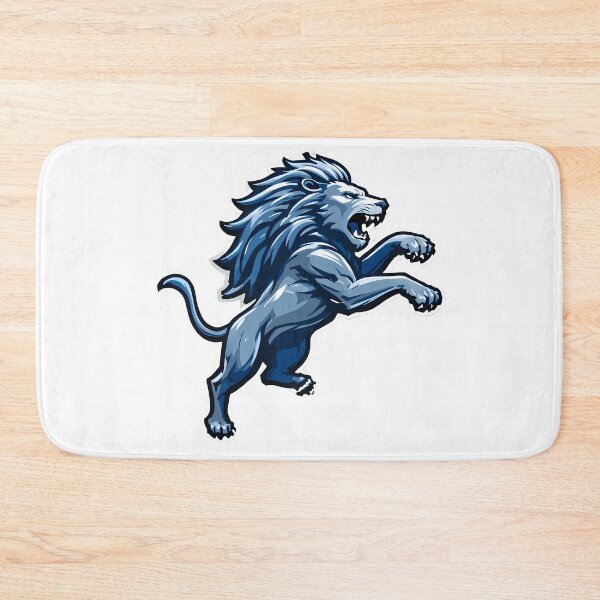 Item preview, Lions Blues Iconic Sports Helmets Mascots Design Lion designed and sold by ART ATTACK ZONE.