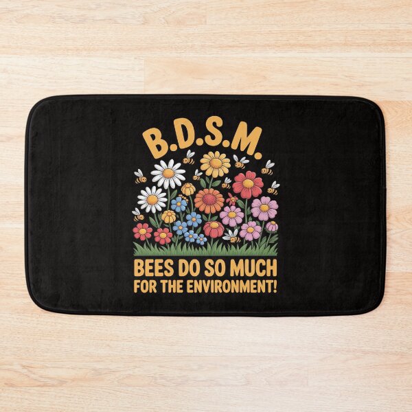 Item preview, B D S M Bees Do So Much For The Environment Flower Bee designed and sold by portcrysral.