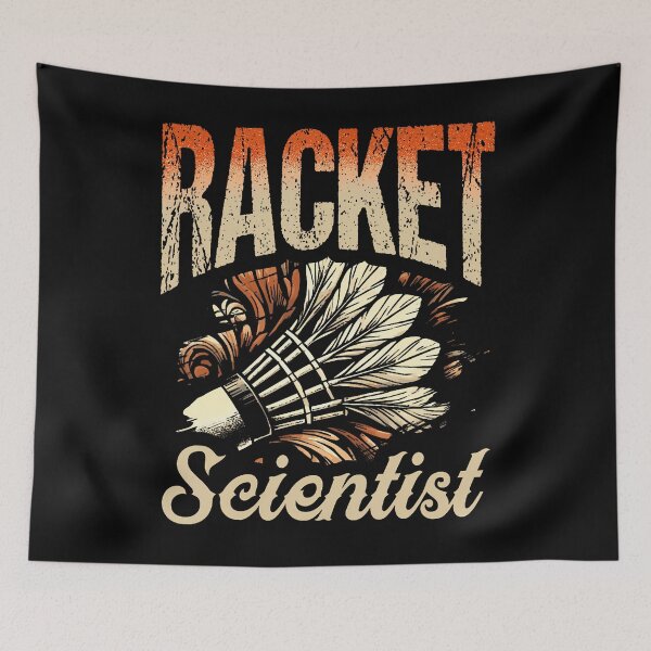 Item preview, Racket Scientist Shuttlecock Badminton Player designed and sold by pfanodlnazb.