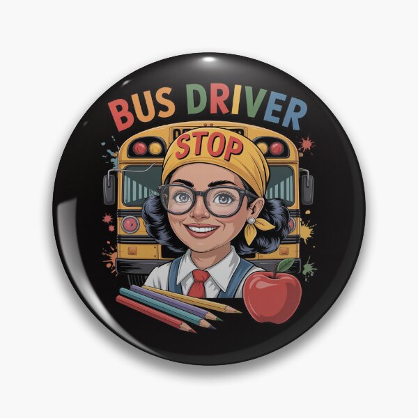 Item preview, School Bus Driver Life Messy Bun Afro Arican Black Women designed and sold by ForestMmost.