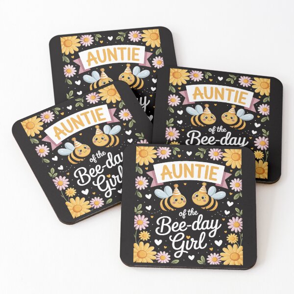 Item preview, Auntie of the Bee-Day Girl Birthday Party Matching Family designed and sold by ForestMmost.