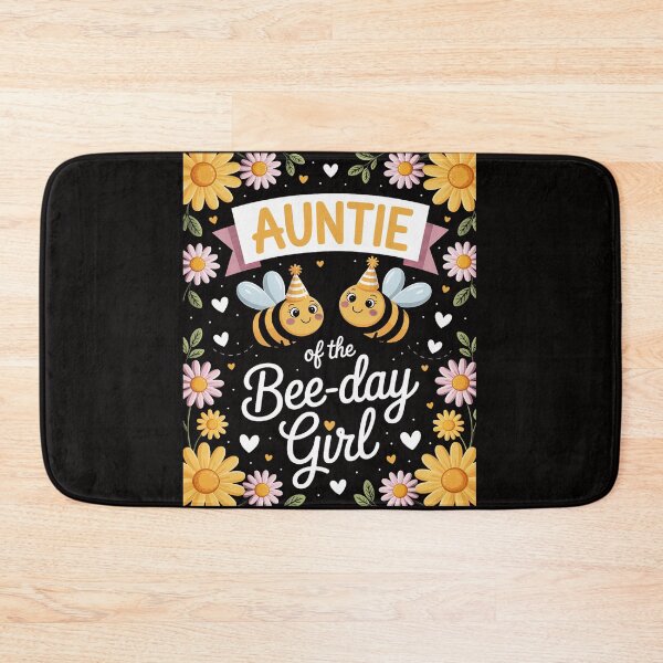 Item preview, Auntie of the Bee-Day Girl Birthday Party Matching Family designed and sold by ForestMmost.