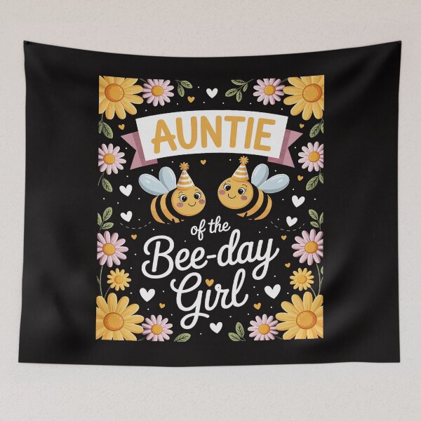 Item preview, Auntie of the Bee-Day Girl Birthday Party Matching Family designed and sold by ForestMmost.