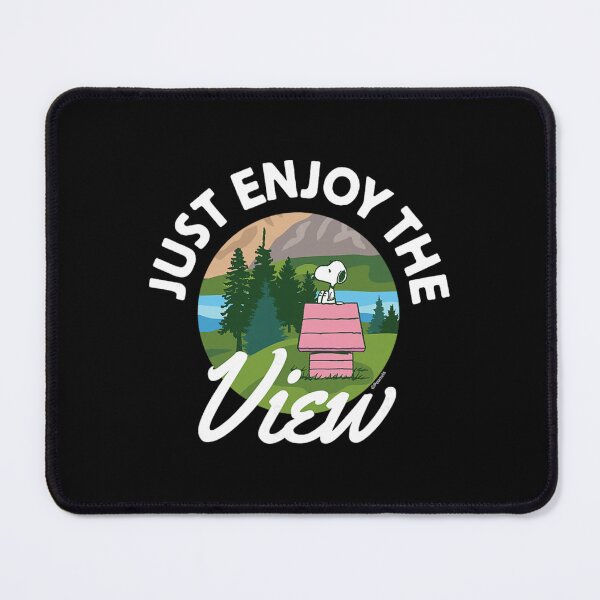Item preview, Peanuts - Snoopy Just Enjoy The View  designed and sold by enamalbjerdekx.