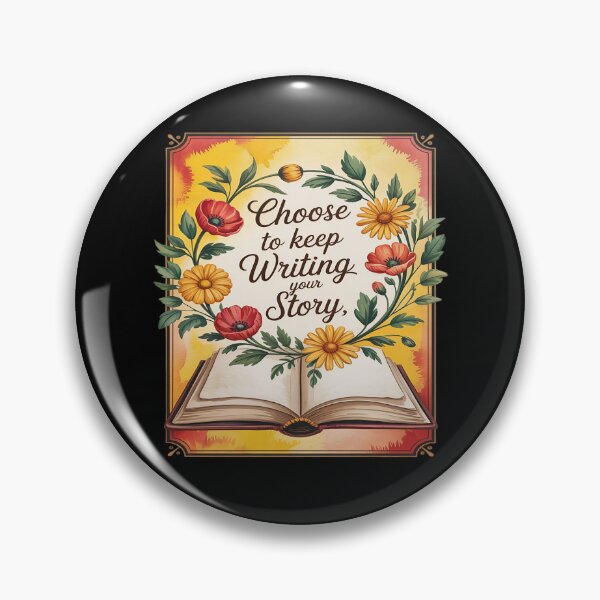Item preview, Inspirational Quote Choose to Keep Writing Your Story designed and sold by genkihikki.