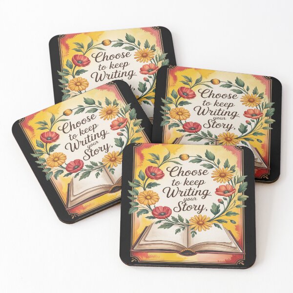 Item preview, Inspirational Quote Choose to Keep Writing Your Story designed and sold by genkihikki.