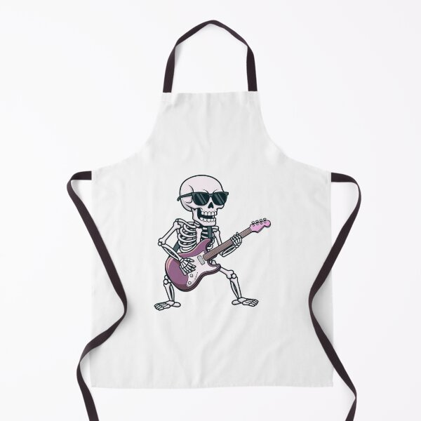 Item preview, Rock Guitar Skeleton Music Illustration designed and sold by Horrify.