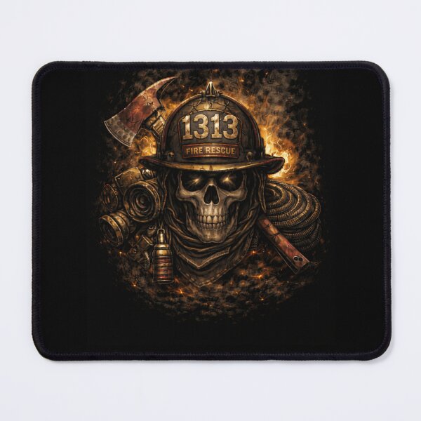 Item preview, SVT Fire Rescue 1313 Skull | First Responder Firefighter Tribute Art designed and sold by SEVERTREND APPAREL .